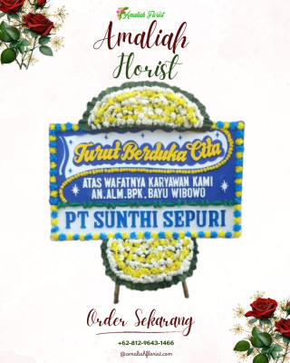 Papan Bunga Duka di Mekarbakti