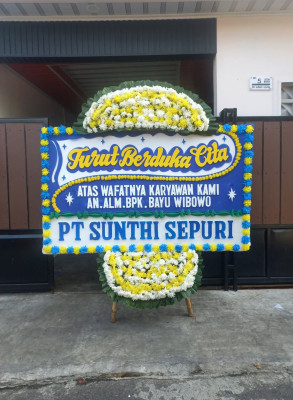 Papan Bunga Duka di Mekarbakti