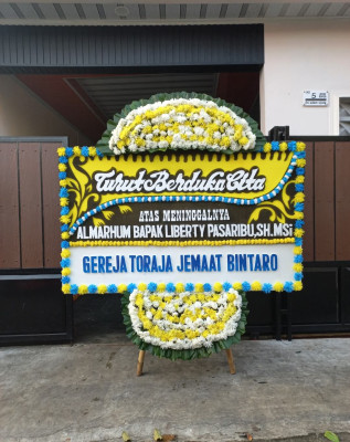 Papan Bunga Duka di Mekarbakti